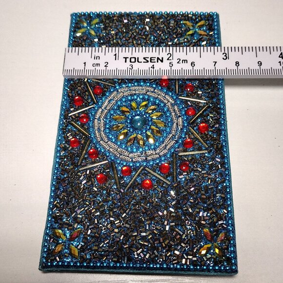 Star Jewel 5" x 3" Turquoise Blank Notebook Journal Diary: 116 Pages (58 Sheets) - Picture 5 of 6